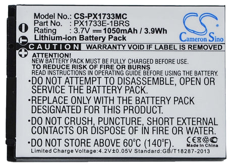 3.7V, Li-ion, 1050mAh, Camera battery fits Toshiba, 084-07042l-073, Camileo S30, Camileo S30 Hd, 3.9Wh Camera Cameron Sino Technology Limited (Camera)