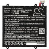 3.75V, Li-Polymer, 5100mAh, Tablet battery fits Toshiba, Pa5218u, Excite A204, Excite A204 At10-b, 19.13Wh Tablet Cameron Sino Technology Limited
