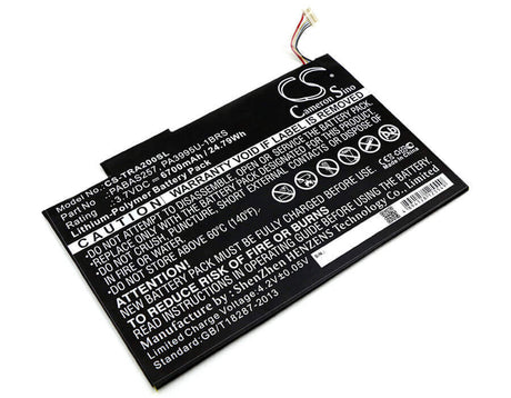 Battery For Toshiba, Excite At200, Excite At200-101, Excite At205 3.7v, 6700mah - 24.79wh Tablet Cameron Sino Technology Limited (Suspended)   