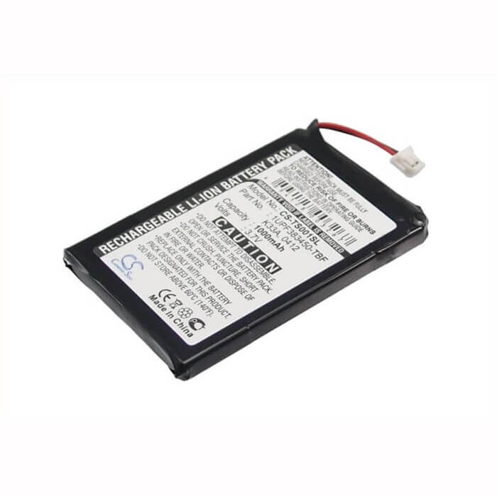 3.7V, Li-ion, 1000mAh, Media Player battery fits Toshiba, 1upf383450-830, Gigabeat Mes30v, Gigabeat Mes30vw, 3.7Wh Media Player Cameron Sino Technology Limited