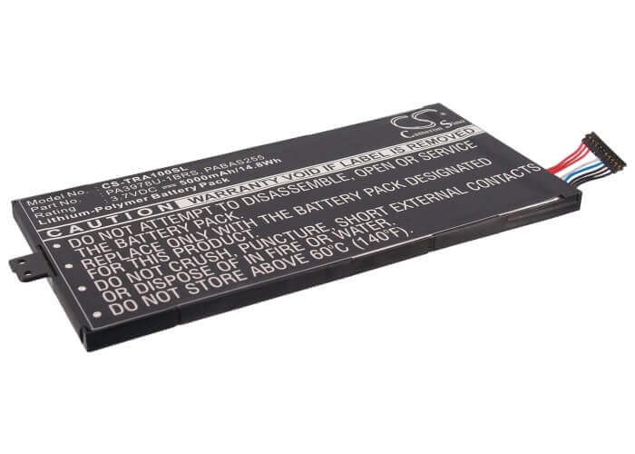 Battery For Toshiba Regza At1s0, Thrive 7 3.7v, 5000mah - 18.50wh Tablet Cameron Sino Technology Limited (Suspended)
