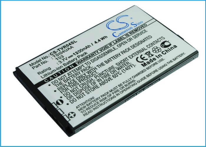 3.7V, Li-ion, 1200mAh, SmartPhone battery fits Toshiba, T03, Regza Is04, T-01c, 4.44Wh Mobile, SmartPhone Cameron Sino Technology Limited (Suspended)