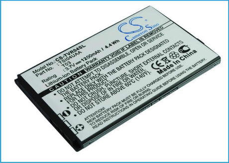 3.7V, Li-ion, 1200mAh, SmartPhone battery fits Toshiba, T03, Regza Is04, T-01c, 4.44Wh Mobile, SmartPhone Cameron Sino Technology Limited (Suspended)