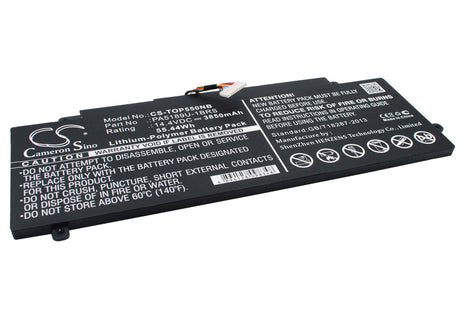 Battery For Toshiba, Satellite P55w, Satellite P55w-b 14.4v, 3850mah - 55.44wh Notebook, Laptop Cameron Sino Technology Limited   