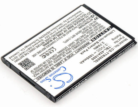3.7V, Li-ion, 1000mAh, Hotspot battery fits Tp-link, Tbl-45a1000, 5600, Tl-5600, 3.70Wh Hotspot Cameron Sino Technology Limited