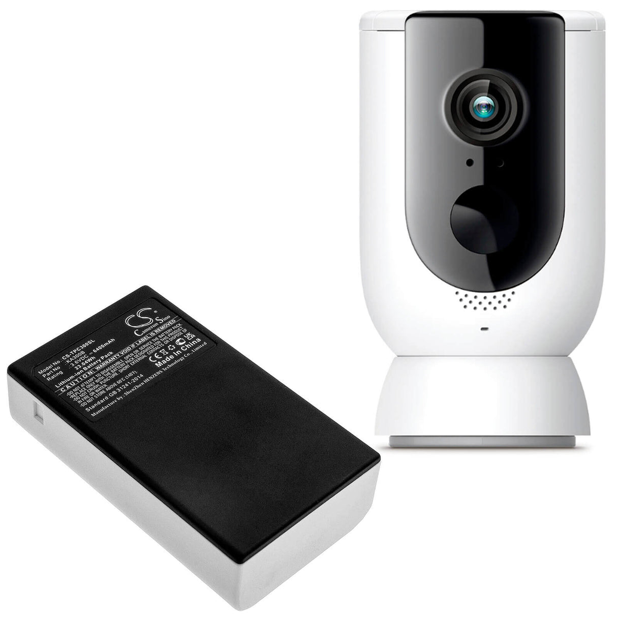 Battery For Tp-link, Kasa, Kc300 3.6v, 6400mah - 23.04wh Batteries for Electronics Cameron Sino Technology Limited (Suspended)   