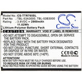 3.8V, Li-Polymer, 2900mAh, Hotspot battery fits Tp-link, Tbl-53a3000, M7650, 11.02Wh Hotspot Cameron Sino Technology Limited