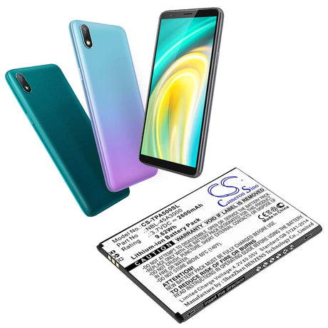 3.7V, Li-ion, 2600mAh, SmartPhone battery fits Tp-link, Nbl-45a3000, Neffos A5, Tp7032a, 9.62Wh Mobile, SmartPhone Cameron Sino Technology Limited (Smartphone)