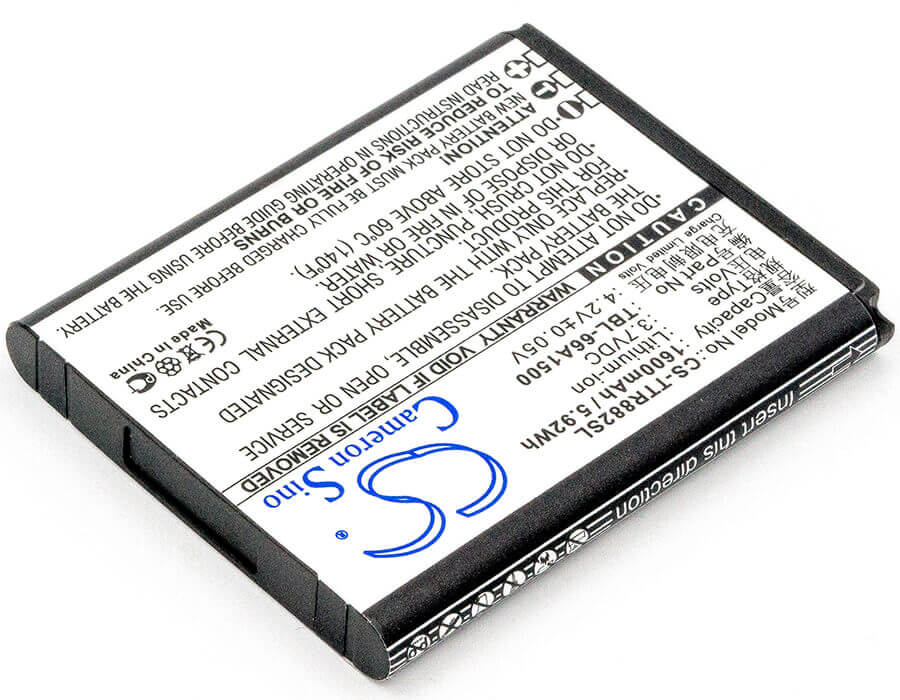 3.7V, Li-ion, 1600mAh, Hotspot battery fits Tp-link, Tbl-66a1500, Tl-t882, 5.92Wh Hotspot Cameron Sino Technology Limited
