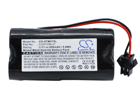 9.6V, Ni-MH, 600mAh, Dog Collar battery fits Tri-tronics, Custom-27, 1016200, 5.76Wh Dog Collar Cameron Sino Technology Limited