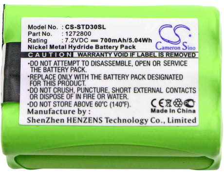7.2V, Ni-MH, 700mAh, Dog Collar battery fits Tri-tronics, 1272800, Classic 70 G3, Field 90 G3, 5.04Wh Dog Collar Cameron Sino Technology Limited