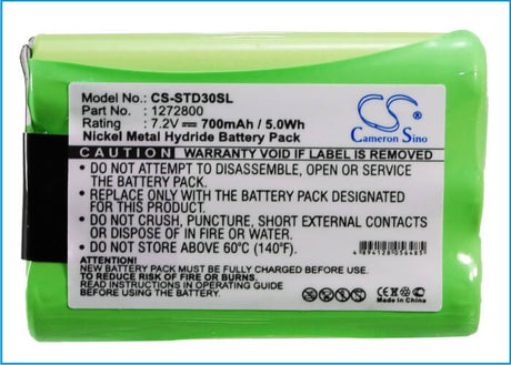 7.2V, Ni-MH, 700mAh, Dog Collar battery fits Tri-tronics, 1272800, Classic 70 G3, Field 90 G3, 5.04Wh Dog Collar Cameron Sino Technology Limited