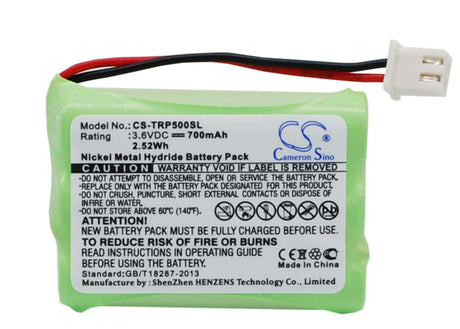 3.6V, Ni-MH, 700mAh, Dog Collar battery fits Tri-tronics, 1038100-d, G2 Pro, Pro 500xl, 2.52Wh Dog Collar Cameron Sino Technology Limited