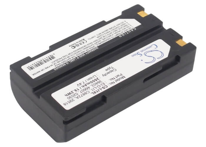 7.4V, Li-ion, 2600mAh, Equipment battery fits Telxon, Trimble, Aps, Molicel, Survey, Tsc1, Spectralink, Symbol, Hp, Tianbao, Horizon, 1906110059, BC1071, 19.24Wh Equipment, Survey, Test Cameron Sino Technology Limited