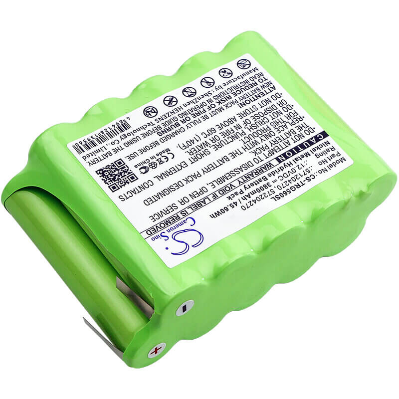 12.0V, Ni-MH, 3800mAh, Equipment battery fits Trimble, 571204270, Focus 10, Geodimeter 5600, 45.6Wh Equipment, Survey, Test Cameron Sino Technology Limited