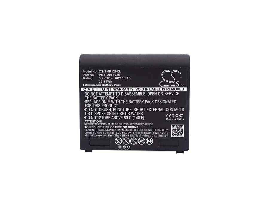 3.7V, Li-ion, 10200mAh, Equipment battery fits Spectra Precision, Trimble, 206402, PM5, 37.74Wh Equipment, Survey, Test Cameron Sino Technology Limited
