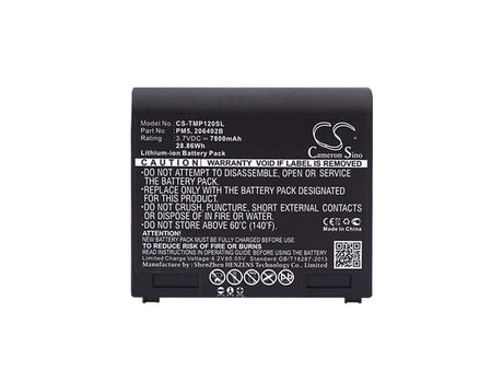 3.7V, Li-ion, 7800mAh, Equipment battery fits Spectra Precision, Trimble, 206402, PM5, 28.86Wh Equipment, Survey, Test Cameron Sino Technology Limited