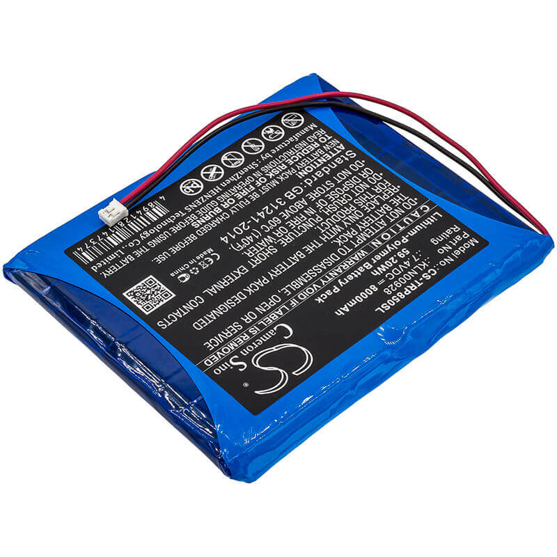7.4V, Li-Polymer, 8000mAh, Equipment battery fits Trimble, Kln00928, SPS850 Modular Receiver, Sps851 Modular Receiver, 59.2Wh Equipment, Survey, Test Cameron Sino Technology Limited