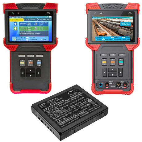 7.4V, Li-Polymer, 3450mAh, Equipment battery fits Triplett, 37-105, CamView IP Pro, Camview Ip Pro 5” Camera Teste, 25.53Wh Equipment, Survey, Test Cameron Sino Technology Limited