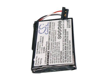 3.7V, Li-ion, 1250mAh, GPS battery fits Typhoon, 541380530001, Myguide Silverguide 5000, Myguide Silverguide 5000 Nav, 4.63Wh GPS, Navigator Cameron Sino Technology Limited