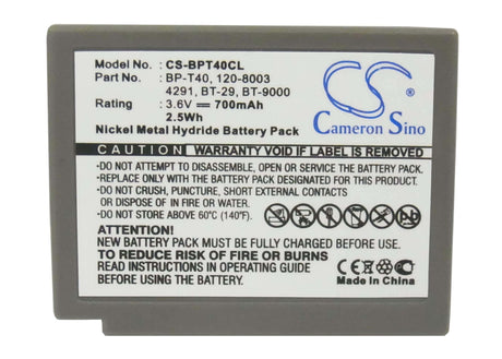 3.6V, Ni-MH, 700mAh, Cordless Phone battery fits Uniden, Sony, Ge, Inter-tel, 120-8003, Liberty D, Liberty Viva, 2.52Wh Cordless Phone Cameron Sino Technology Limited (Cordless Phone)