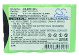 6.0V, Ni-MH, 1500mAh, Cordless Phone battery fits Panasonic, Southwestern Bell, At&t, Ge, Uniden, Bbty0207001, 24896, 84020, 9Wh Cordless Phone Cameron Sino Technology Limited (Cordless Phone)