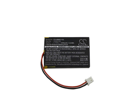 Babyphone Battery For Uniden, Ubw2010c Monitor 3.7v, 1250mah - 4.63wh BabyPhone Cameron Sino Technology Limited   