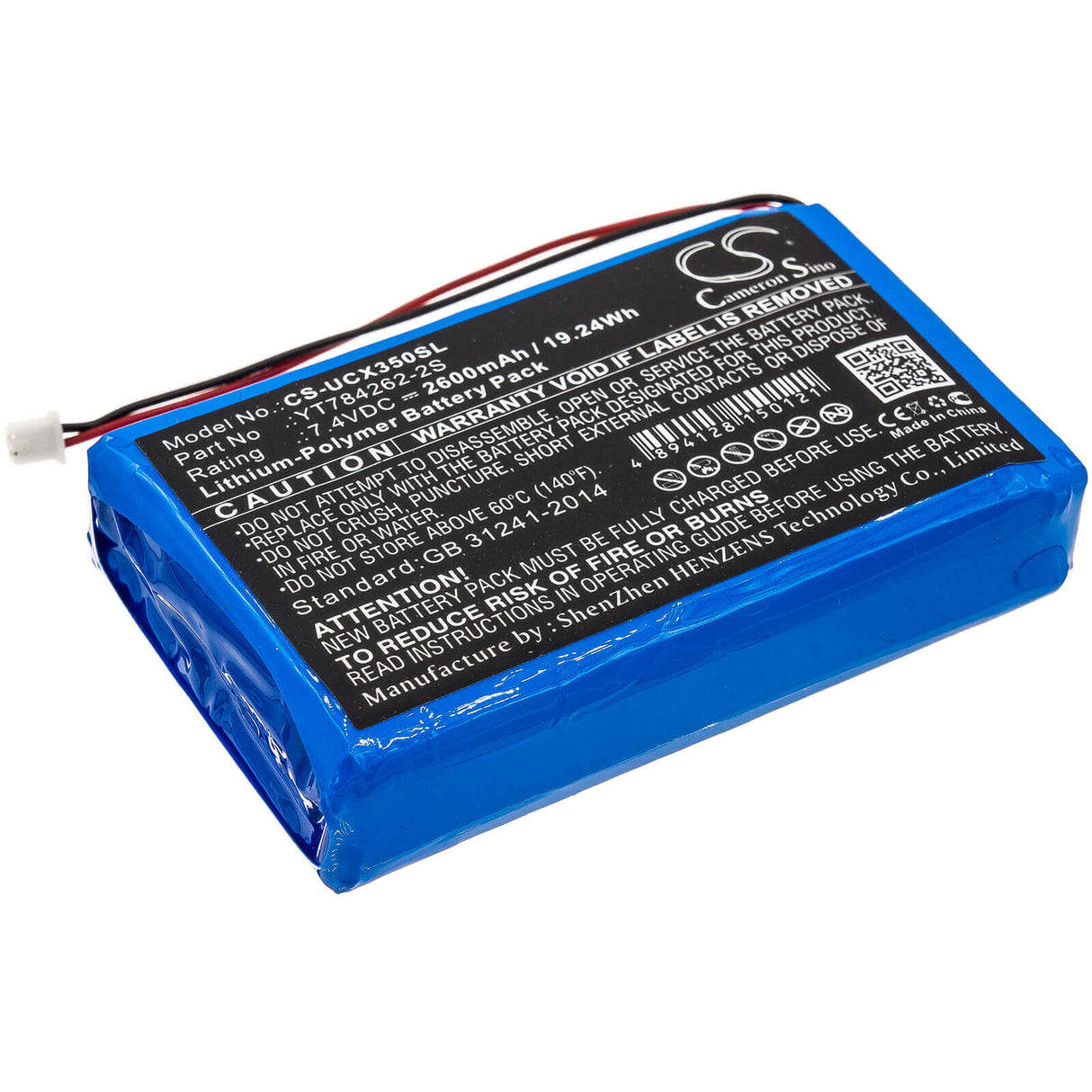 Cash Register Battery For Uniwell, Cx3500 7.4v, 2600mah - 19.24wh Cash Register Cameron Sino Technology Limited