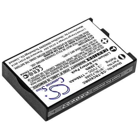 3.7V, Li-ion, 1700mAh, Remote Control battery fits Urc, Mxhp-r500, Mxhp-r700, R100, 6.29Wh Remote Control Cameron Sino Technology Limited