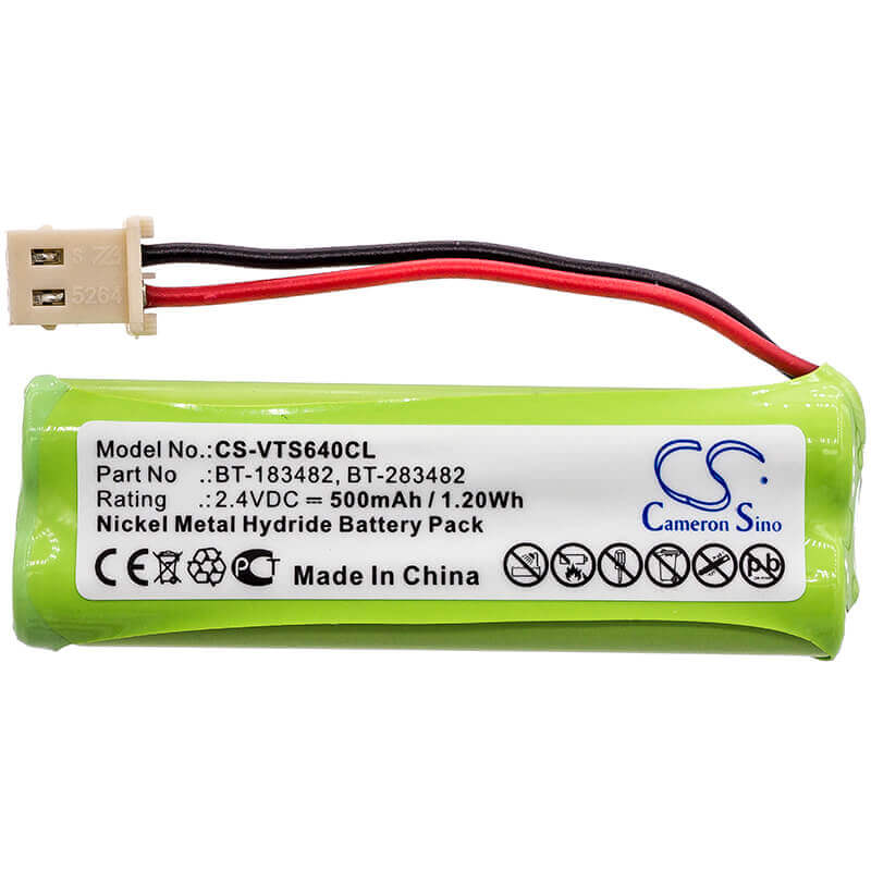 2.4V, Ni-MH, 500mAh, Cordless Phone battery fits V Tech, 89-1348-01, 89134801, Cs6114, 1.2Wh Cordless Phone Cameron Sino Technology Limited (Cordless Phone)