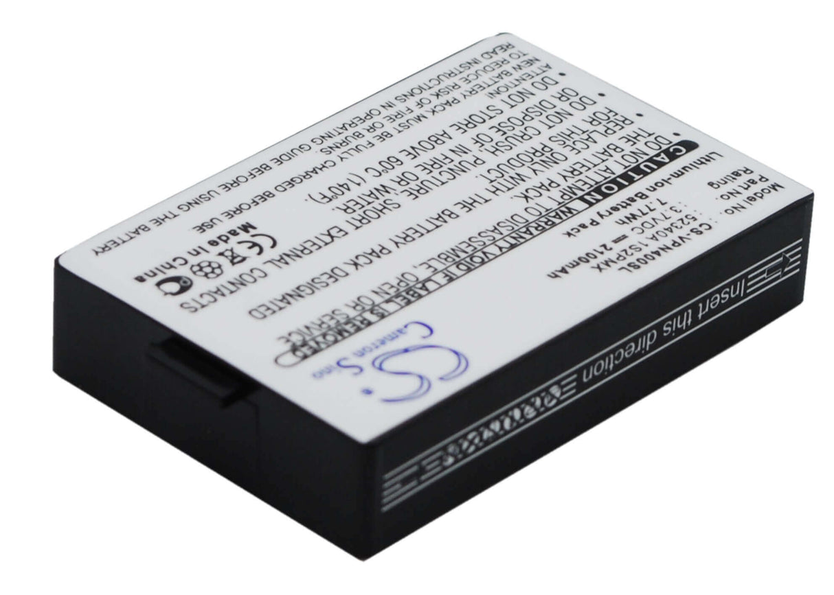 3.7V, Li-ion, 2100mAh, GPS battery fits Vdo Dayton, 52340a 1s2pmx, Bat-4060, Pn4000, 7.77Wh GPS, Navigator Cameron Sino Technology Limited