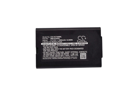 3.7V, Li-ion, 1800mAh, Payment Terminal battery fits Vectron, 6801570551, B30, Mobilepro, 6.66Wh Payment Terminal Cameron Sino Technology Limited