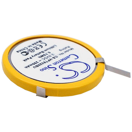 3.0V, Lithium, 250mAh, CMOS / BackUp battery fits Verifone, NURIT 8320, 0.75Wh CMOS / BackUp Cameron Sino Technology Limited