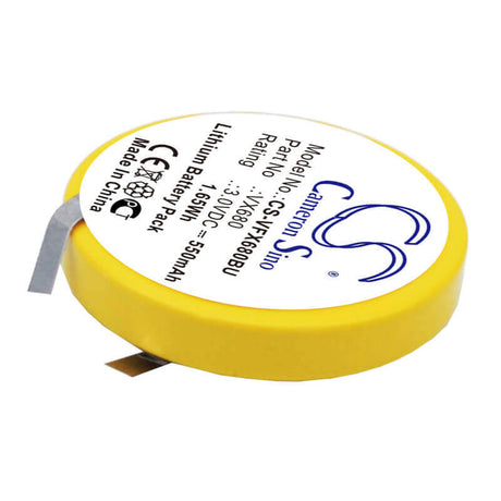 3.0V, Lithium, 550mAh, CMOS / BackUp battery fits Verifone, VX680, vx680 wireless credit card mac, 1.65Wh CMOS / BackUp Cameron Sino Technology Limited