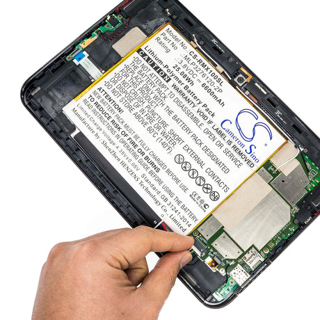 3.8V, Li-Polymer, 6600mAh, Tablet battery fits Verizon, Mlp3276120-2p, Ellipsis 10, Ellipsis 10 16gb, 25.08Wh Tablet Cameron Sino Technology Limited