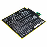 3.85V, Li-Polymer, 4900mAh, Tablet battery fits Verizon, Mlp29110109, Ellipsis 8 Hd, Qtasun1, 18.87Wh Tablet Cameron Sino Technology Limited