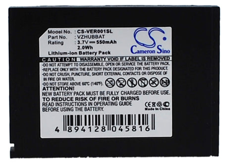 3.7V, Li-ion, 550mAh, SmartPhone battery fits Verizon, Lbf-45333961-001, Hub, 2.04Wh Mobile, SmartPhone Cameron Sino Technology Limited (Suspended)