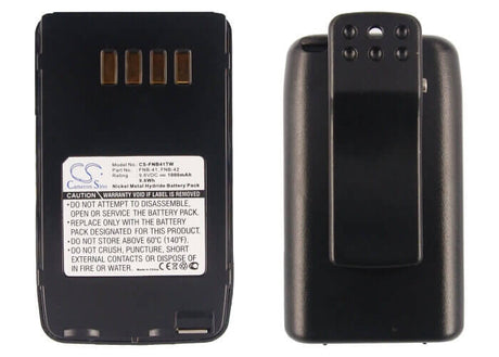 9.6V, Ni-MH, 1000mAH, Two-Way Radio battery fits Yaesu, Vertex, Fnb-41, Ft-10, Ft-10r, 9.6Wh Two-Way Radio Cameron Sino Technology Limited