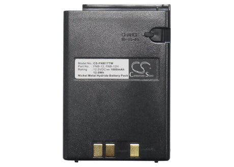 12.0V, Ni-MH, 1000mAh, Two-Way Radio battery fits Yaesu, Vertex, Fnb-10, Ft-23r, Ft-33r, 12Wh Two-Way Radio Cameron Sino Technology Limited