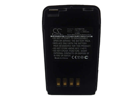 7.2V, Ni-MH, 2000mAh, Two-Way Radio battery fits Yaesu, Vertex, Fnb-47, Ft10r, Ft-10r, 14.4Wh Two-Way Radio Cameron Sino Technology Limited