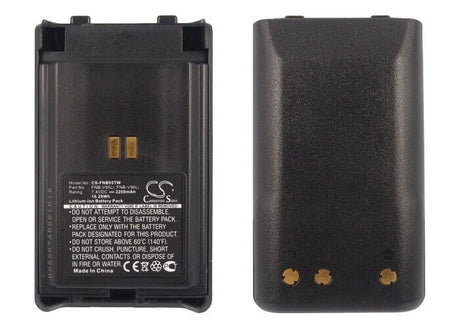 7.4V, Li-ion, 2200mAh, Two-Way Radio battery fits Yaesu, Vertex, Fnb-v95li, Vx350, Vx-350, 16.28Wh Two-Way Radio Cameron Sino Technology Limited