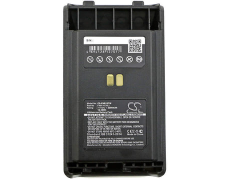 7.4V, Li-ion, 2200mAh, Two-Way Radio battery fits Yaesu, Vertex, Fnb-v130li, Vx-351, Vx-354, 16.28Wh Two-Way Radio Cameron Sino Technology Limited
