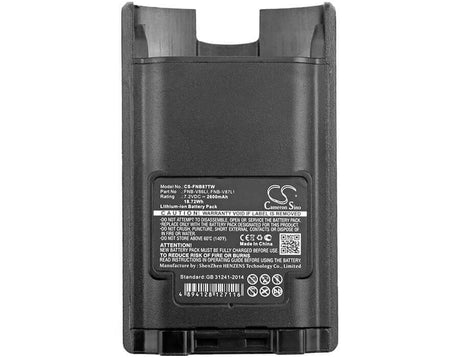 7.2V, Li-ion, 2600mAh, Two-Way Radio battery fits Vertex, Yaesu, Fnb-v86, Vx-600, Vx-820, 18.72Wh Two-Way Radio Cameron Sino Technology Limited