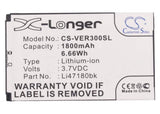 3.7V, Li-ion, 1800mAh, SmartPhone battery fits Viewsonic, Li47180bk, Q1, Q3, 6.66Wh Mobile, SmartPhone Cameron Sino Technology Limited (Smartphone)