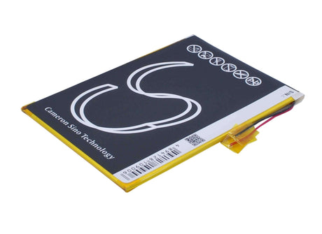 3.7V, Li-Polymer, 3300mAh, Tablet battery fits Visual Land, Pl2784120, Me-9q, Prestige Elite 9q 9", 12.21Wh Tablet Cameron Sino Technology Limited