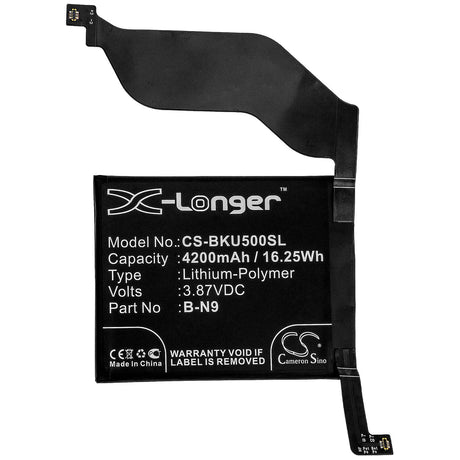 3.87V, Li-Polymer, 4200mAh, SmartPhone battery fits Vivo, B-n9, Iqoo 5 5g, V2024, 16.25Wh Mobile, SmartPhone Cameron Sino Technology Limited (Smartphone)