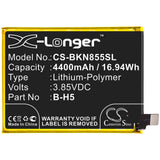 3.85V, Li-Polymer, 4400mAh, SmartPhone battery fits Vivo, B-h5, Iqoo Neo 855s Racing, V1936l, 16.94Wh Mobile, SmartPhone Cameron Sino Technology Limited (Smartphone)