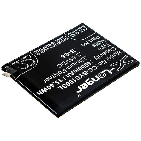 3.85V, Li-Polymer, 4000mAh, SmartPhone battery fits Vivo, B-g6, S1 Pro, V1945, 15.4Wh Mobile, SmartPhone Cameron Sino Technology Limited (Smartphone)