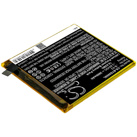 3.85V, Li-Polymer, 3800mAh, SmartPhone battery fits Vivo, B-k2, S5, S5 Dual Sim, 14.63Wh Mobile, SmartPhone Cameron Sino Technology Limited (Smartphone)