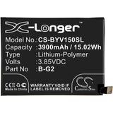3.85V, Li-Polymer, 3900mAh, SmartPhone battery fits Vivo, B-g2, V15, V1831, 15.02Wh Mobile, SmartPhone Cameron Sino Technology Limited (Smartphone)